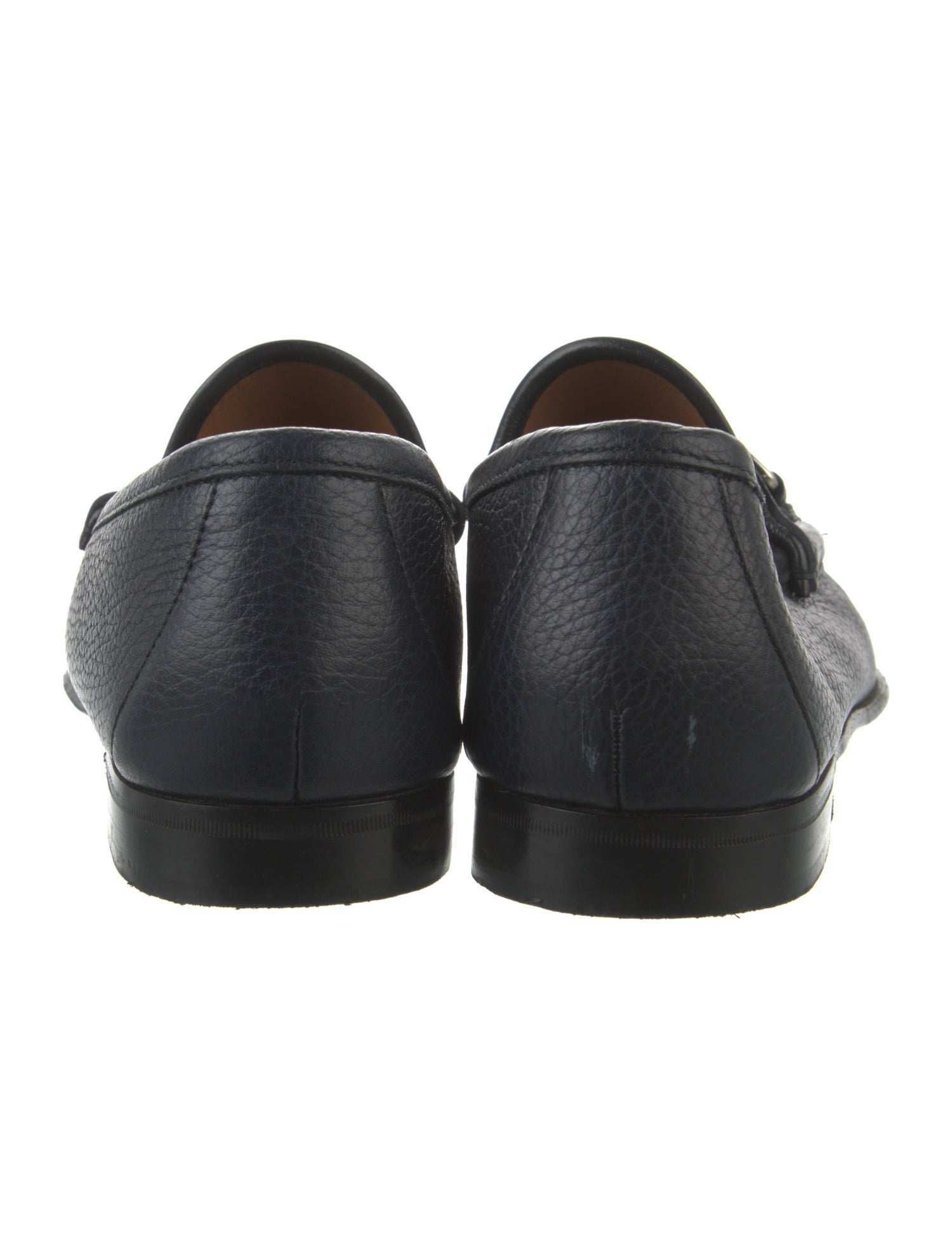 Gucci Horsebit Accent Leather Loafers